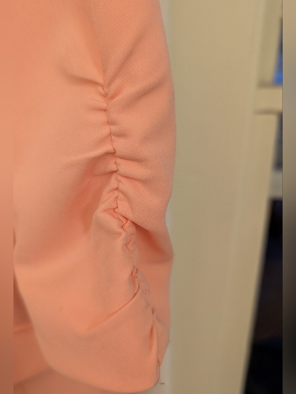 INC International Concepts Soft Peach Open-Front Blazer - Picture 7 of 9